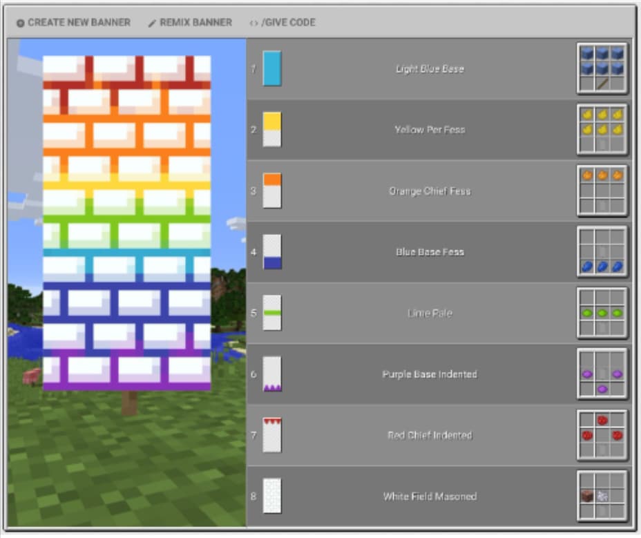 How to make and use Banner patterns in Minecraft