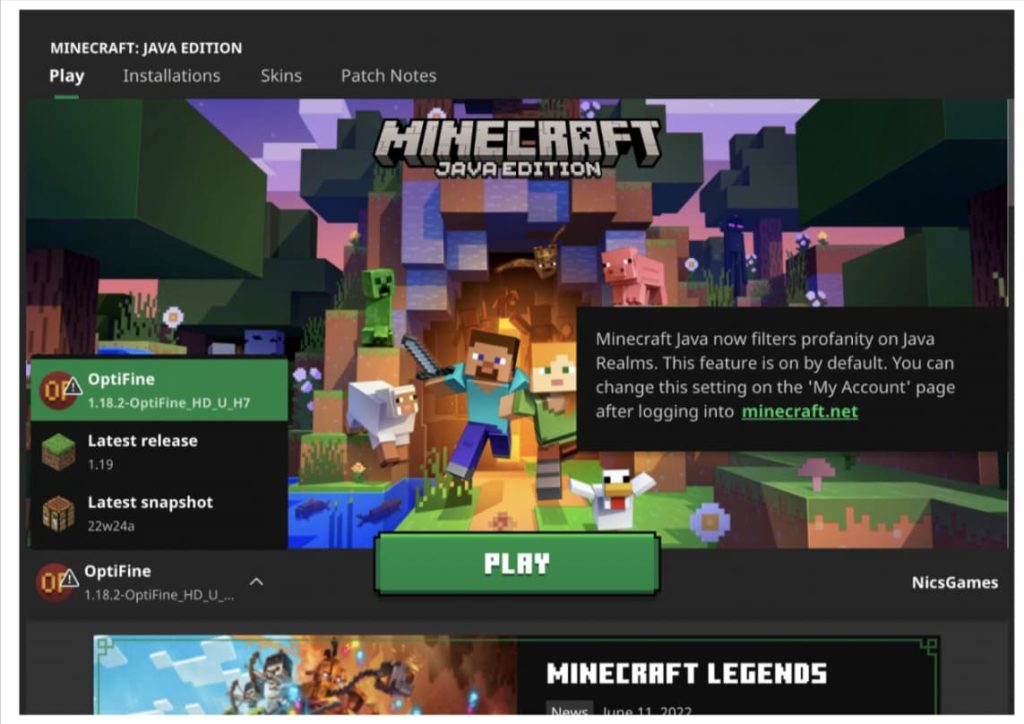 Minecraft 1.18.2 Java Edition Download