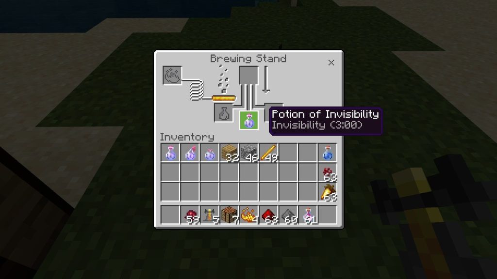Potions in Minecraft 