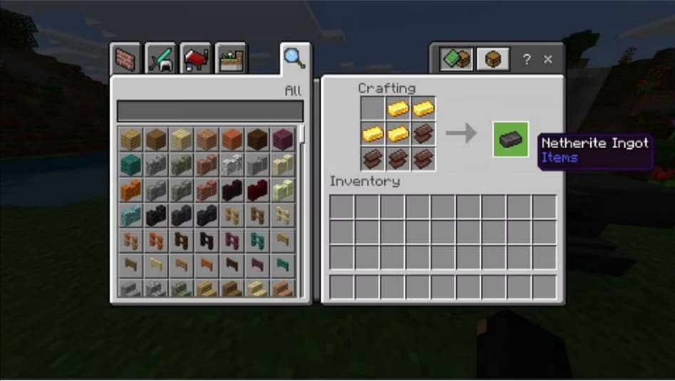 Smithing Table in Minecraft