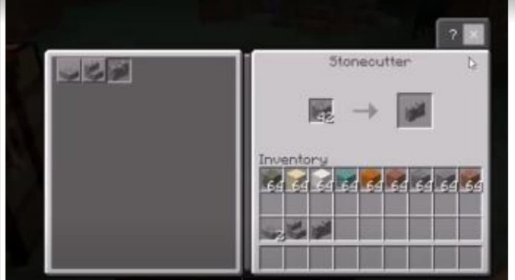 Stonecutter in Minecraft