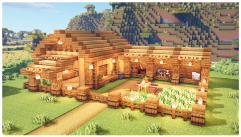 How to Craft a Barn in Minecraft - BrightChamps Blog