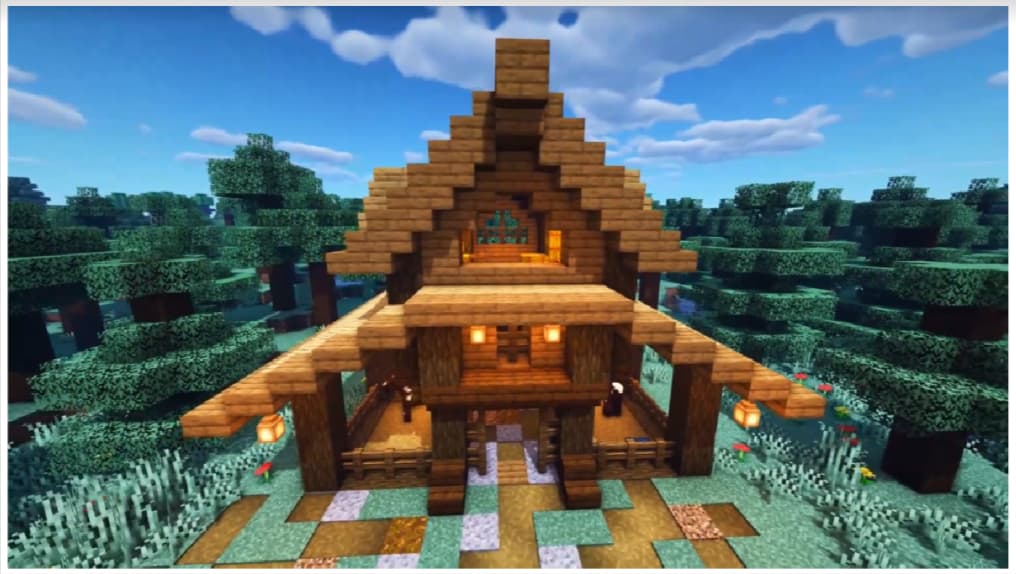 minecraft barn design