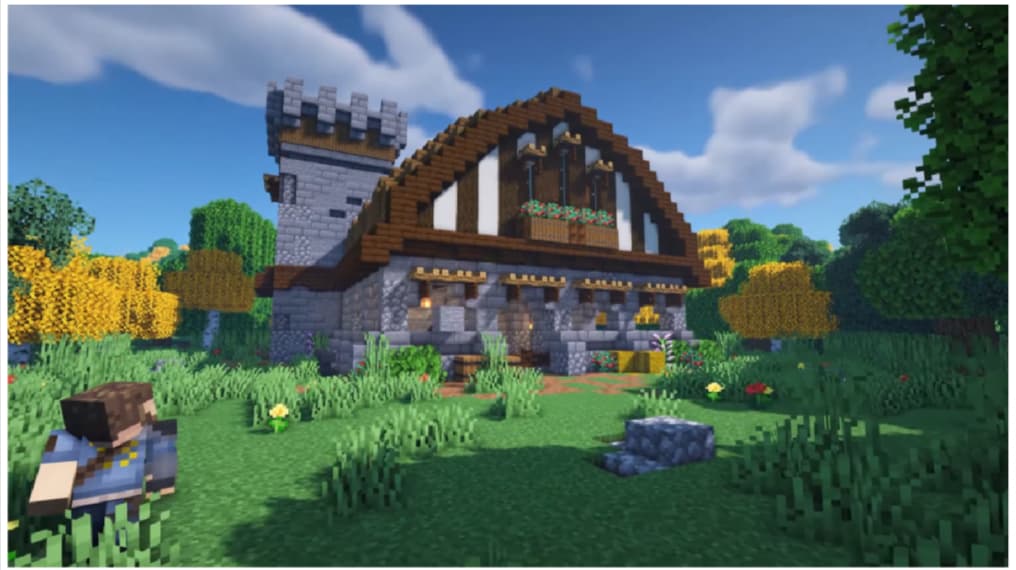 minecraft barn design