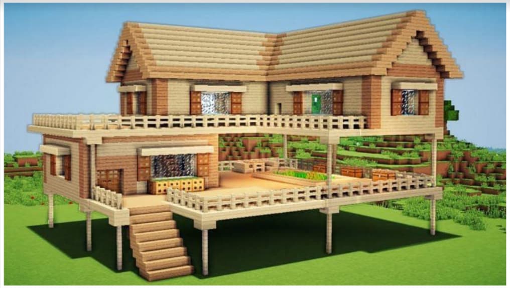My new basic survival house! : Minecraft  Minecraft houses, Minecraft  houses survival, Minecraft house designs
