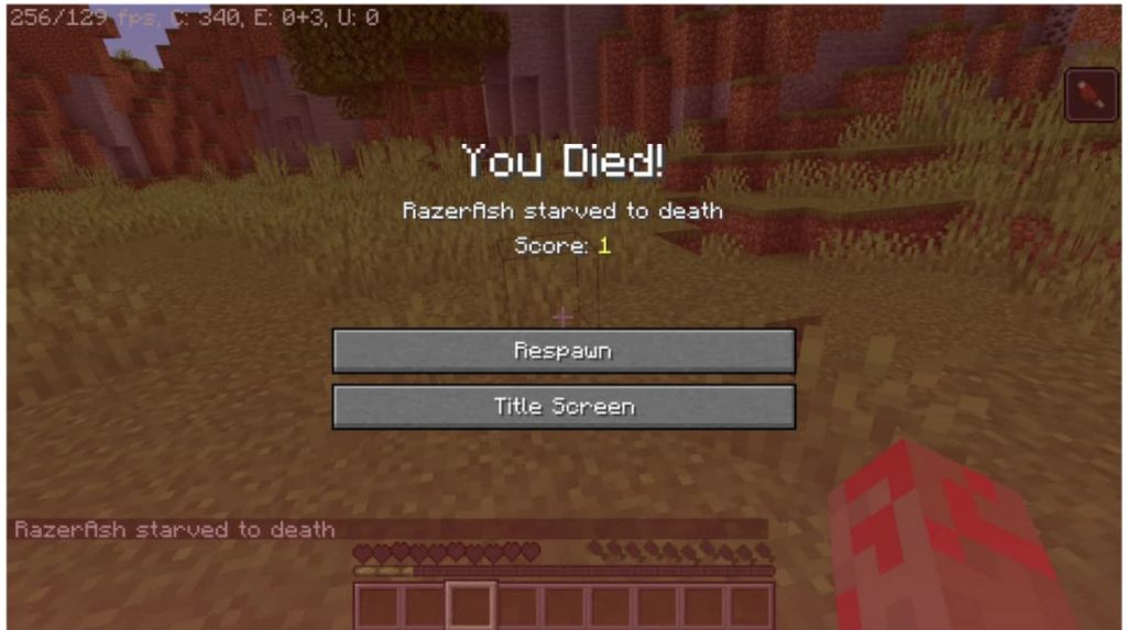 Minecraft players to die