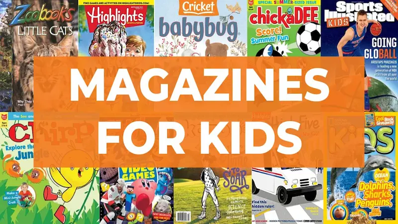 advertisements in magazines for kids