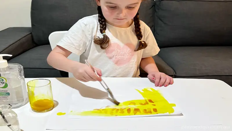 Invisible Ink experiment for kids