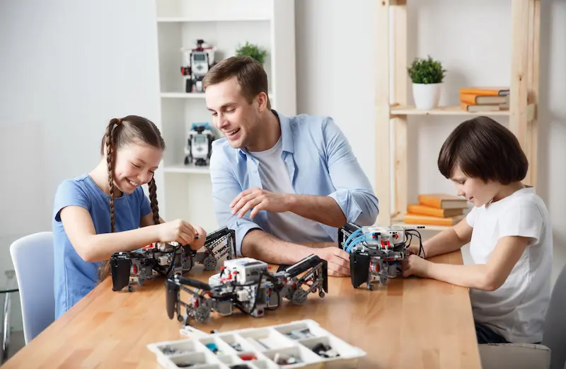 learn robot camp for kids