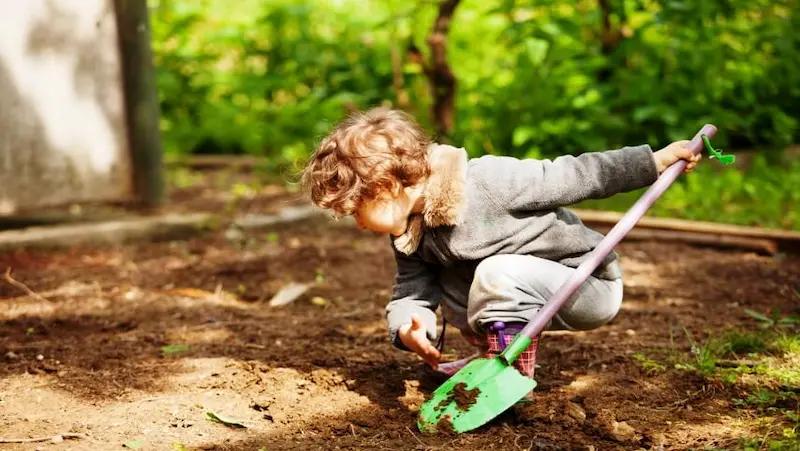 Educational gardening tools for children